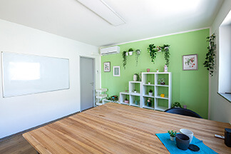 Green-Lounge Meetingraum