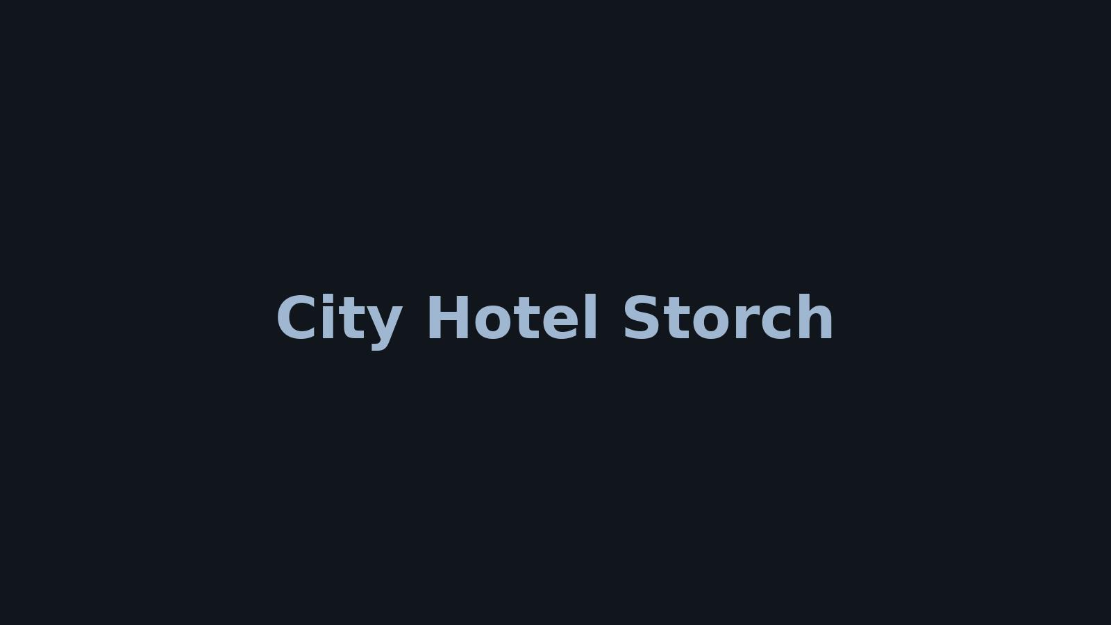 City Hotel Storch
