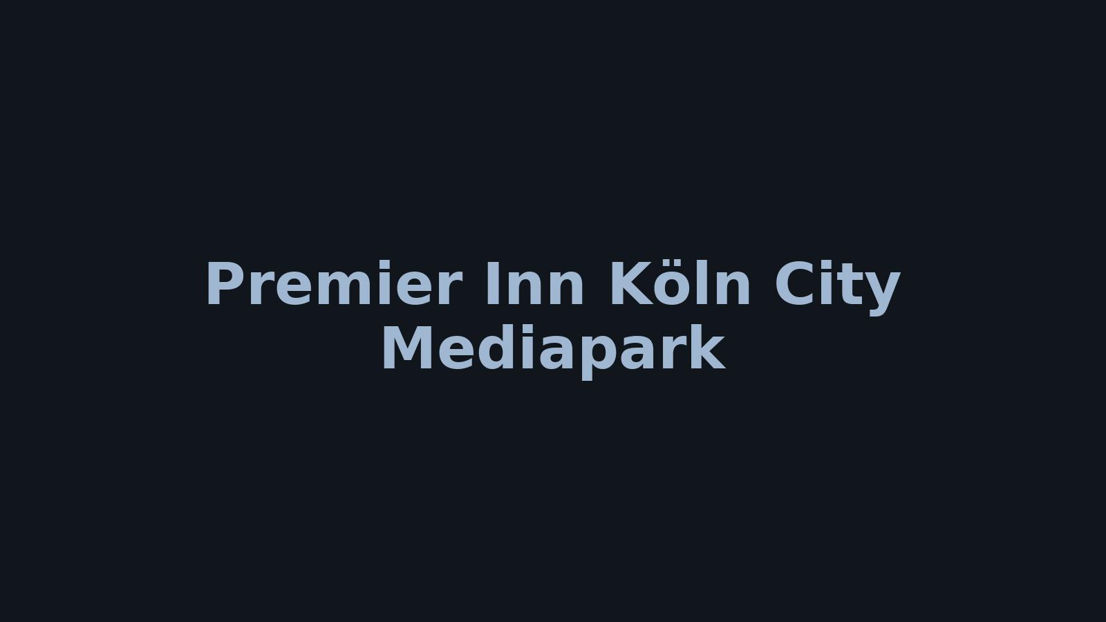 Premier Inn Köln City Mediapark